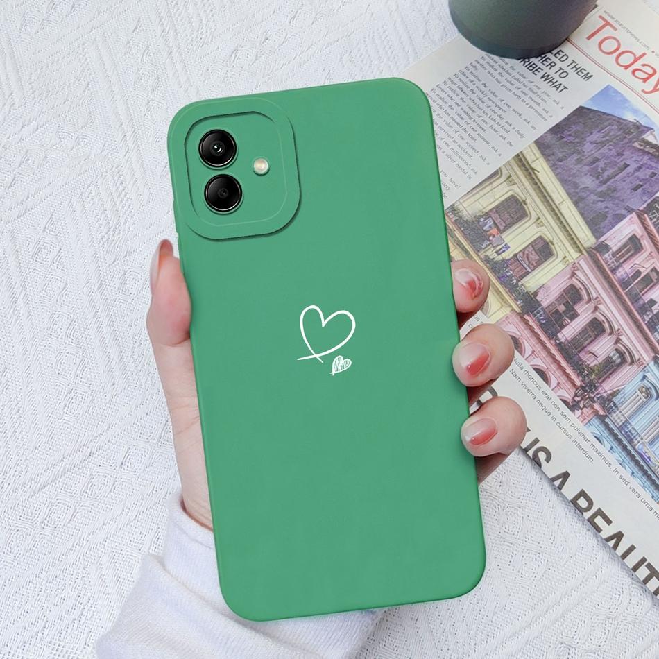 Für Samsung Galaxy A04 A04E A04S Handyhülle Katze Kamera Schutz Flüssigsilikon Rückseite Für Samsung A 04 E S Stoßstange Hülle