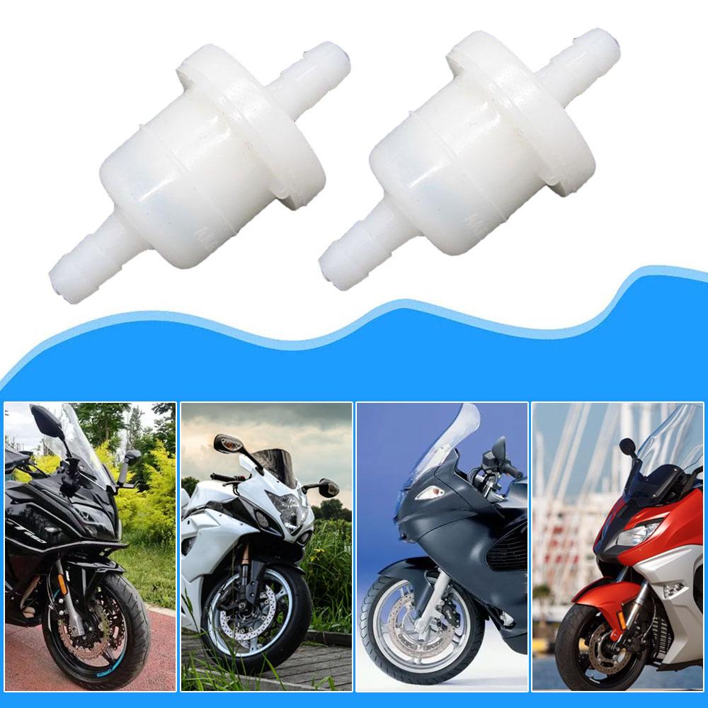 4pcs Plastic Fuel Gas Fuel Filter 50cc 90cc 110cc 150cc 250cc Atv Dirt Bikes Go Karts Scooters Etc Universal Car Accessories