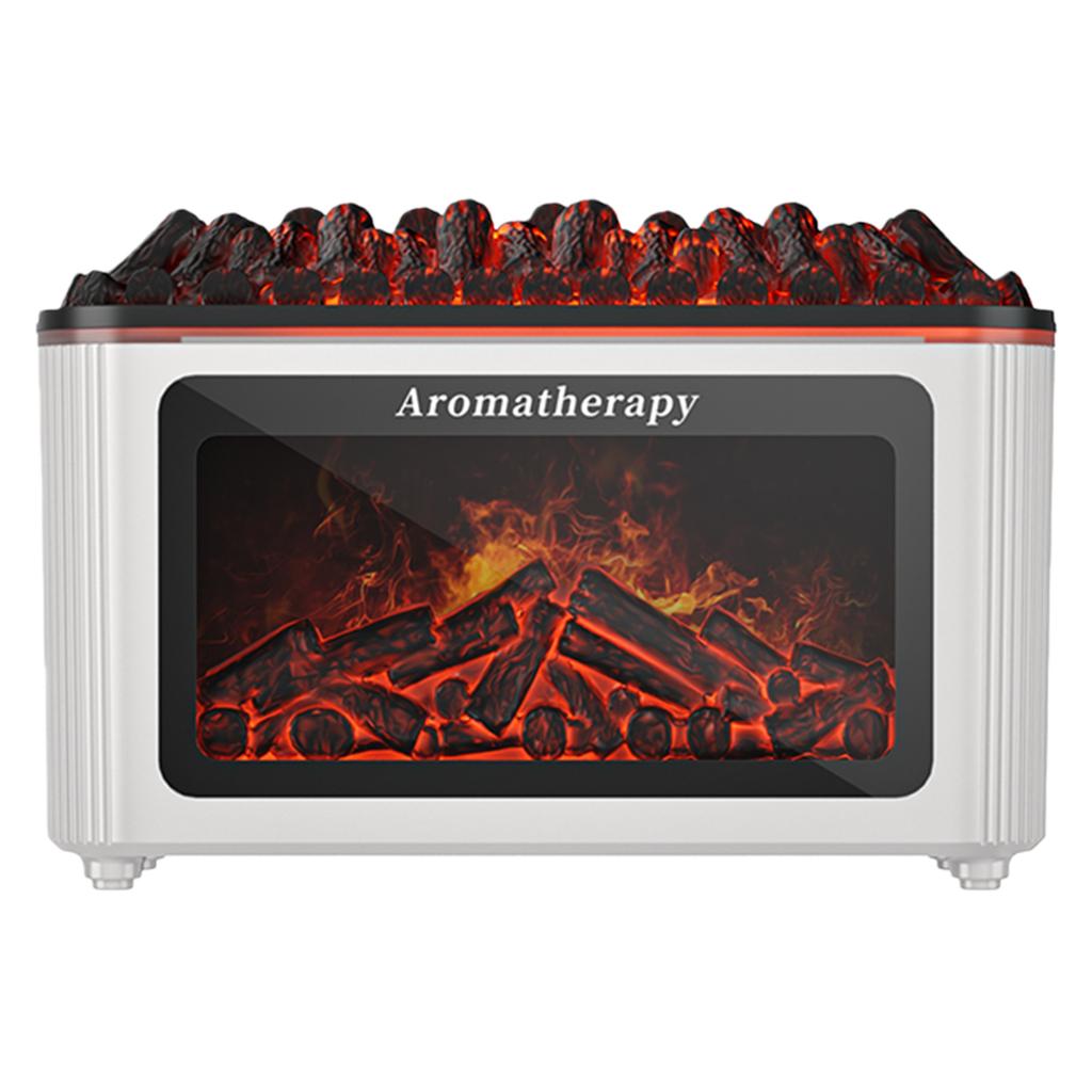 Fireplace Flame Essential Oil Diffuser 7 Colors Cool Mist Humidifier with Auto Shut-Off 150ml for Home Bedroom Office Yoga