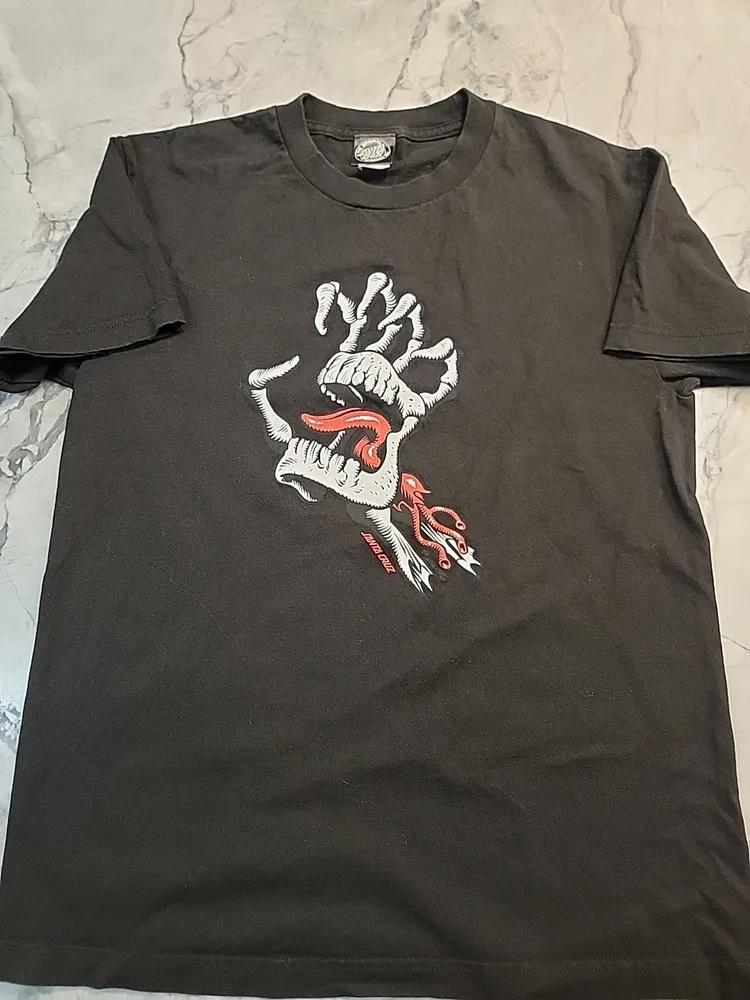 Unisex Short Sleeve Crew Neck Cotton T Shirt Santa Cruz Skateboards XL
