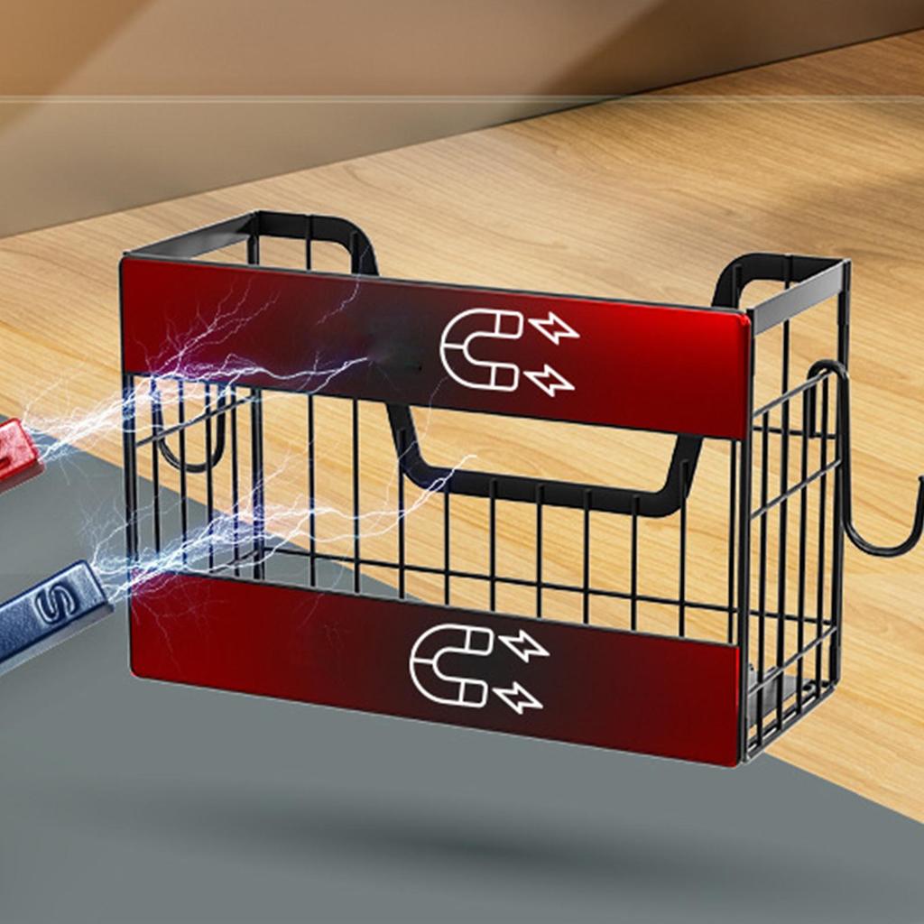 Magnetic fruit storage rack Folding Fridge Side Storage Racks punch-free vegetable fruit storage rack Kitchen seasoning box