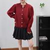 Love Buckle Temperament Knitted Cardigan Autumn and Winter New Loose Soft Waxy Sequin Sweater Jacket Women
