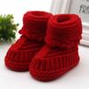 Scarpine da Neonato in Morbido Lavoro a Maglia Scarpe Fatte a Mano per i Primi Passi Scarpe Calde Nuove per Bambini