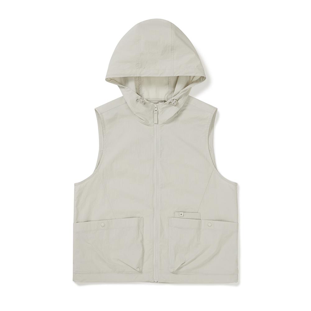 [Snowpeak] Root Women's Hood Vest Light Beige (S25MWRVE65)