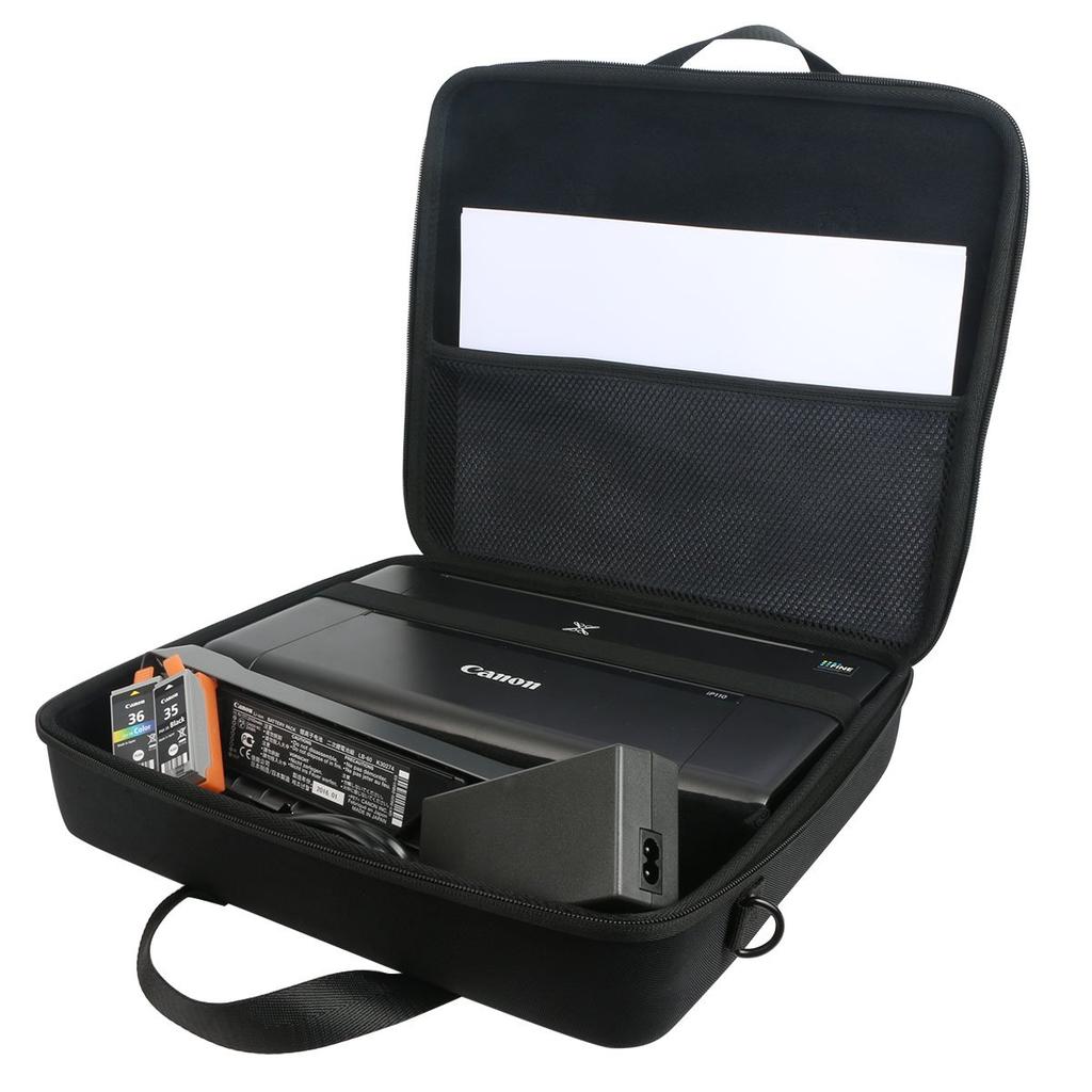 co2CREA Storage Case Compatible with Canon A4 Mobile Printers TR163/TR153 and Inkjet Printers, and PIXUS iP110 (Case Only)