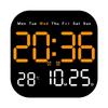 Same Screen Display LED Wall Clock Adjustable Brightness