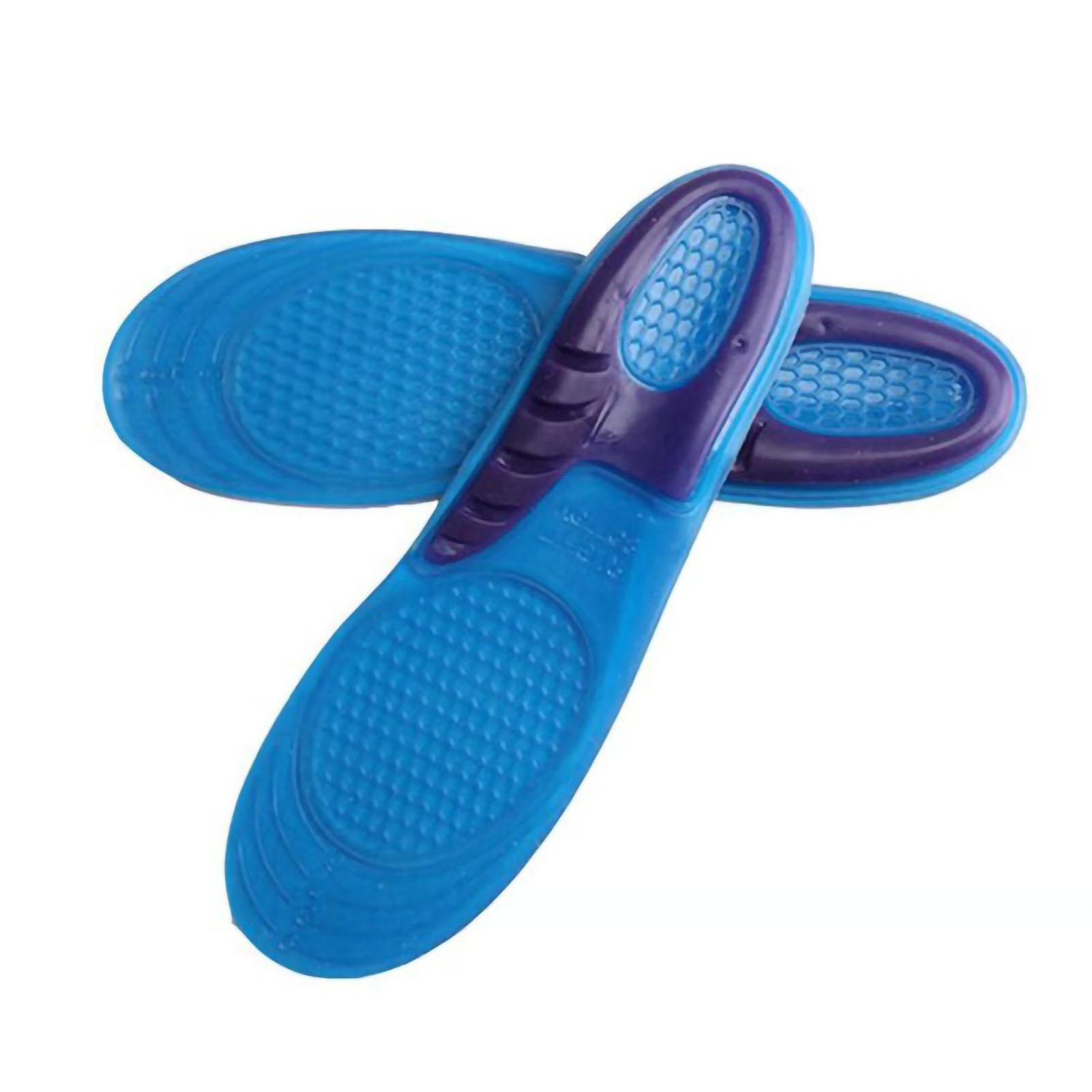 

Sports Insole TPE Silicone Soft Elastic Athletic Running Hiking Shock Absorption Inserts for Daily S 35‑38 9.6in