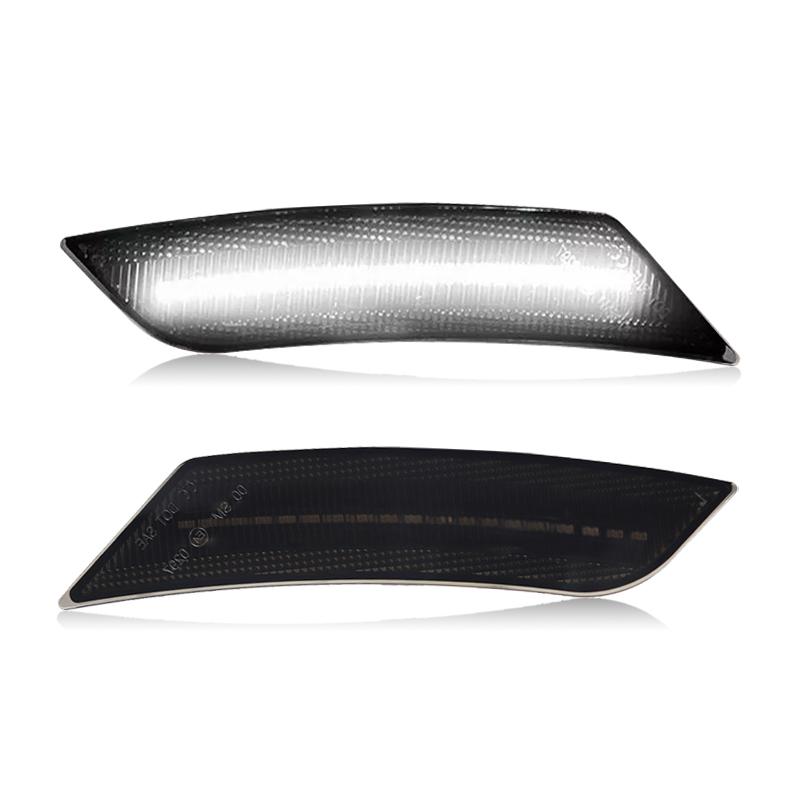 AADH1 2Pcs For Chevrolet Blazer 2019-2024 Cadillac ATS 2013-2014 XT5 2017-2024 White LED Front Side Marker Light