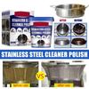 Pulitore per Pentole Acciaio Inossidabile Pasta Pulente Rimuove Macchie da Pentole Padelle Crema Pulente per Elettrodomestici Unti 100g