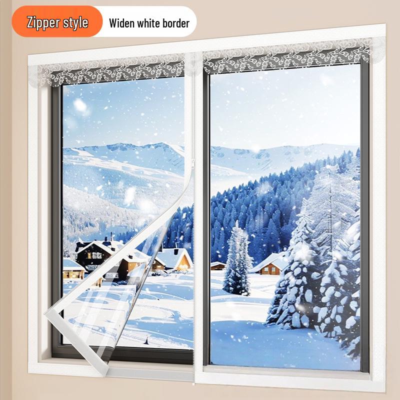 

Товсті Зимові Утеплені Штори: Вітрозахисний, Морозостійкий, Холодостійкий Ущільнювач для Вікон Спальні W140 x H180cm