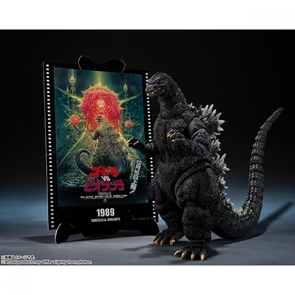 Bandai S.h.monsterarts Godzilla 1989 Movie Graphic Plus Godzilla Vs Biollant