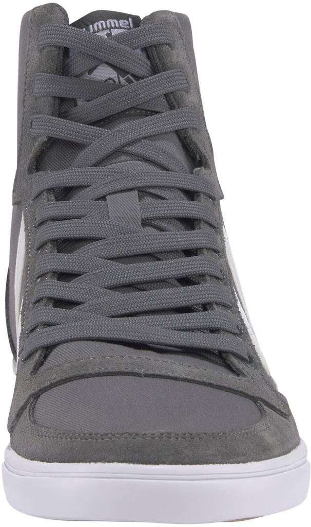 Кроссовки Hummel Slimmer Stadil High Canvas серые/белые