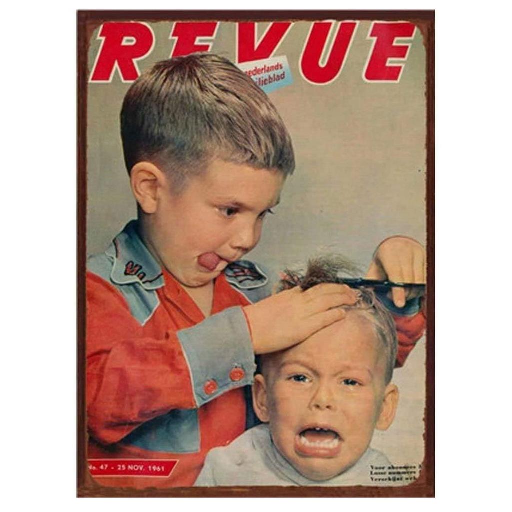 Good Haircut Metal Tin Signs Plaque Wall Decoration Vintage Art Posters Iron Painting for Man Cave Home Cafe Garden Club Bar