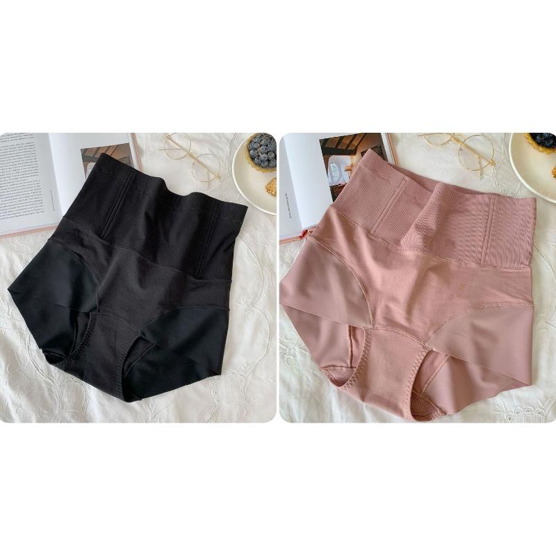 

2 ШТ. Женские трусики-слипы с высокой талией, утягивающие живот, закрывающие ягодицы, больших размеров, простые, удобные, дышащие, формирующие хрящи, с анти-скручивающимся краем, треугольные XL