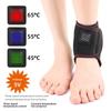 USB Electric Heating Foot Ankle Wrap Heated Ankle Brace Compression Heating Foot Pad Adjustable J5G1