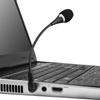 1 szt. Wysokiej jakości czarny Mini przenośny laptop z redukcją szumów 3.5mm Jack elastyczny mikrofon