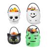 Halloween Trick Or Candy Rack Candy Can With Handle Children's Snack Bucket Halloween Decoration