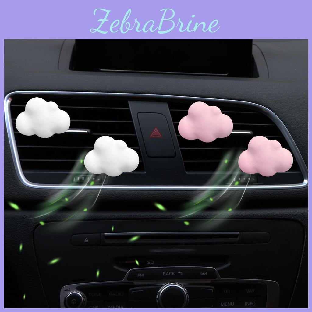 Unique White Cloud Decorative Aromatherapy Clip For Car Air Vent