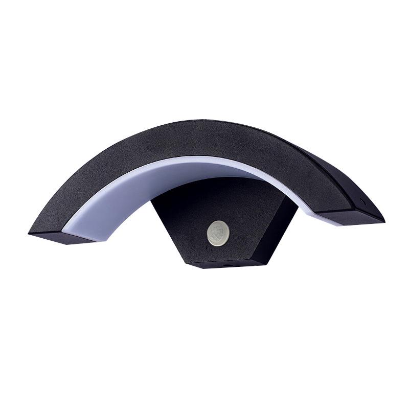 Waterproof LED Motion Sensor Outdoor Wall Light: Modern Minimalist Design for Courtyard, Balcony, and Entryway