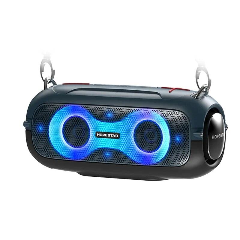 

Для Hopestar Водонепроницаемый Bluetooth-динамик 16 Вт A41 Party для уличной портативной звуковой панели TWS 1 + 1 Аудио Bluetooth-сабвуфер со светодиодной подсветкой