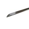 1Pcs 16.5"/42Cm Easy-Grip Metal Shoe Horn Black Long Handle Curved Hook Ergonomic Stainless Steel Shoehorn For Seniors