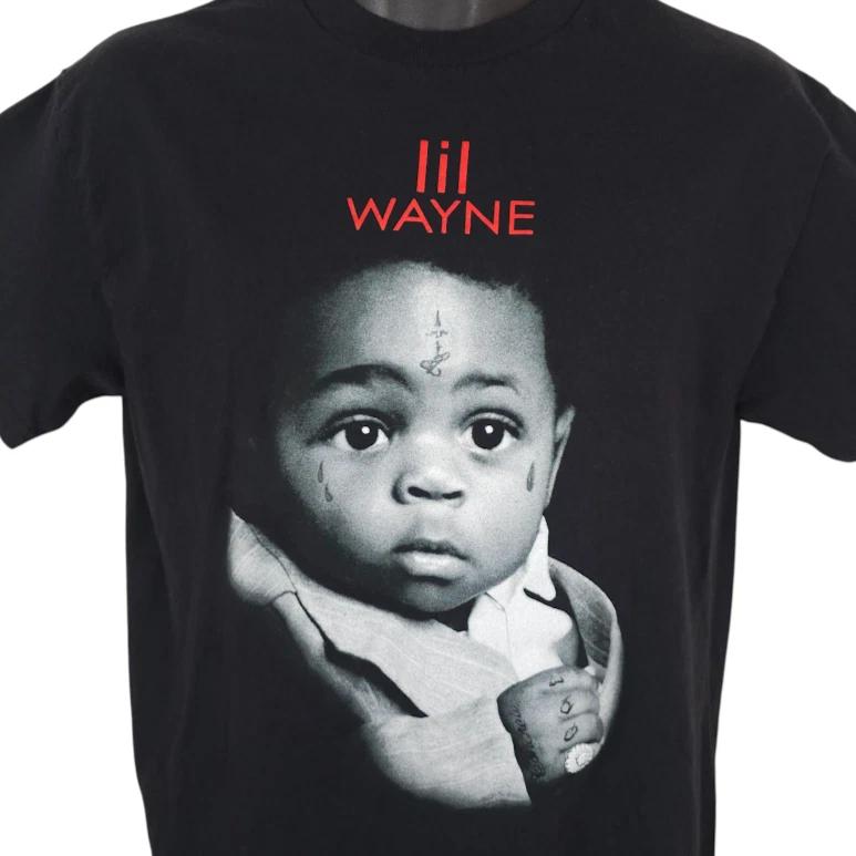 

Lil Wayne T Shirt Mens Size Medium Black The Carter III Rap Hip Hop Album Cover 4XL