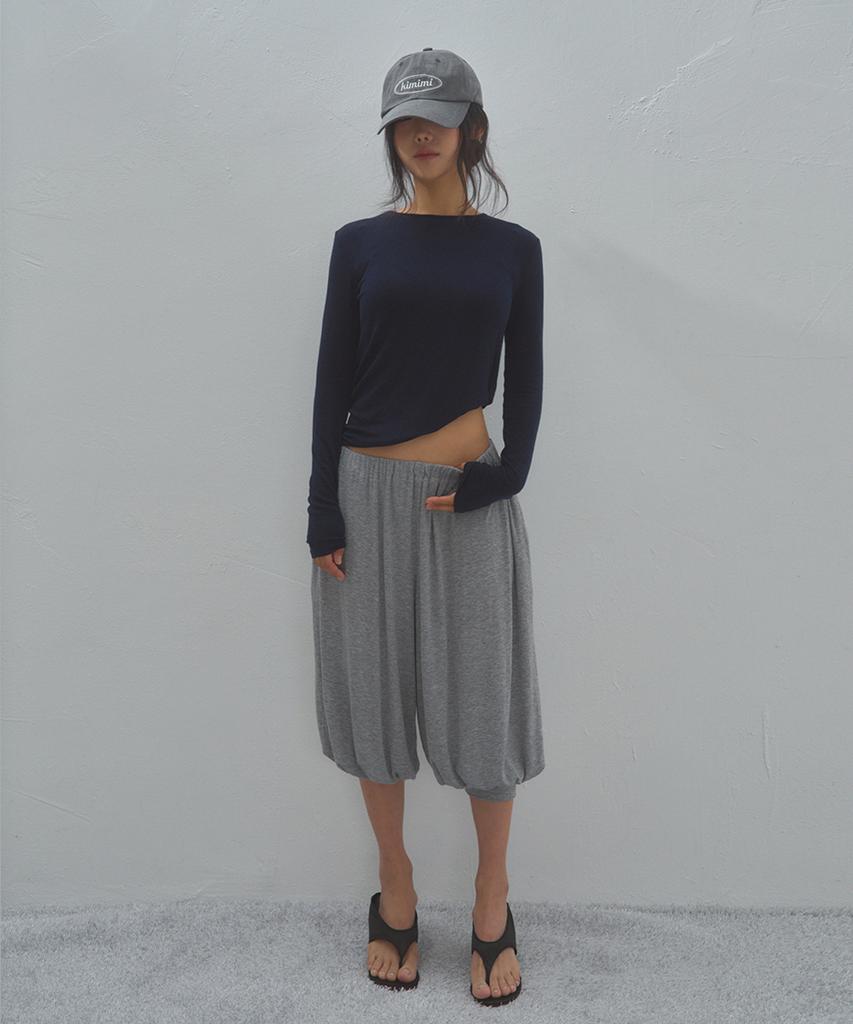 Kimimi Logo Ball Cap Charcoal