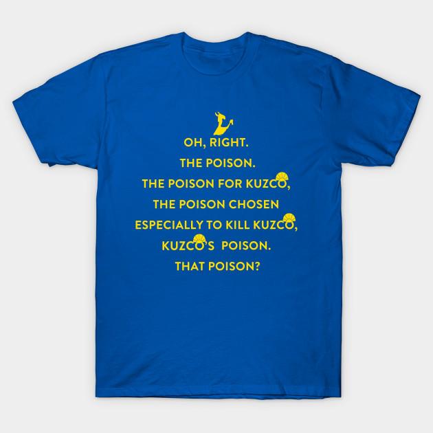 

Men Black Print T-shirt That Poison No-Cut Transfer Paper Print Cotton Tshirt 3XL
