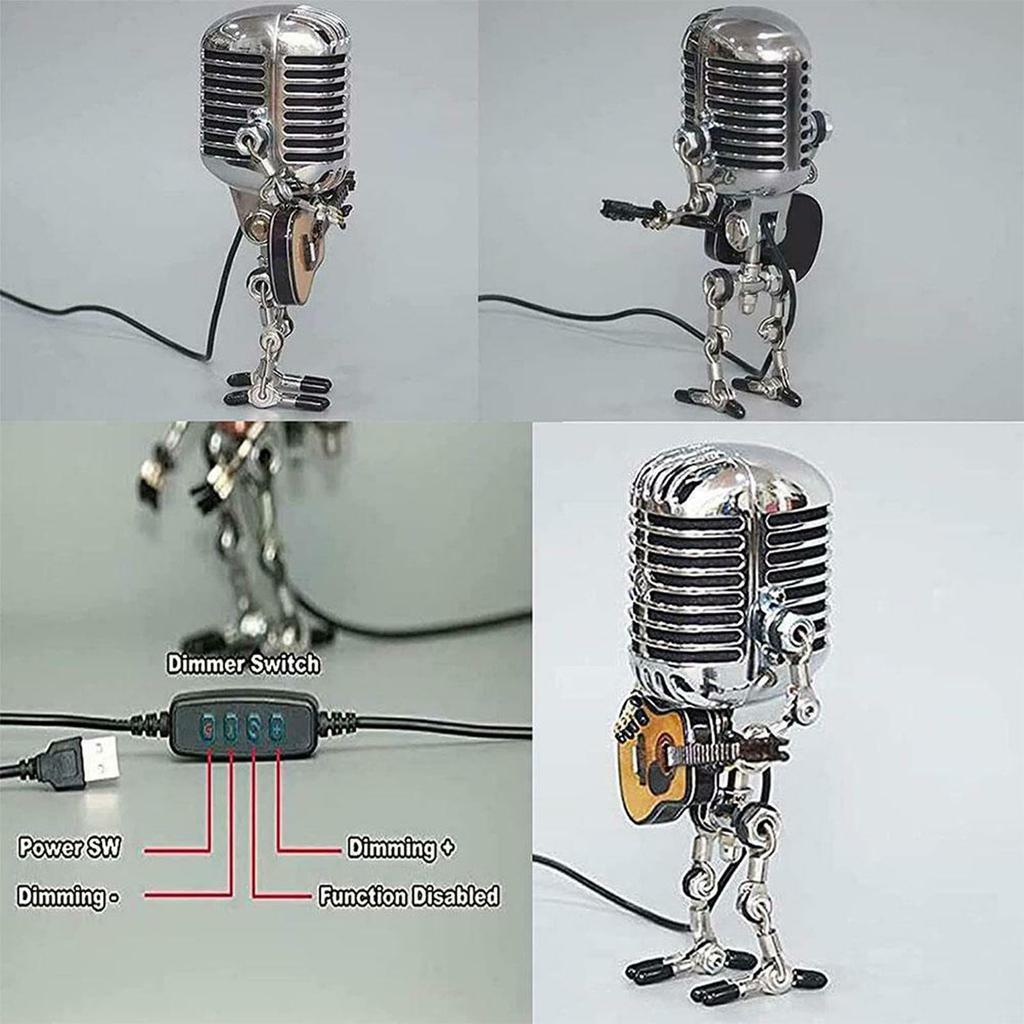 Metal Microphone, Guitar With Light, Home Swing, USB Interface