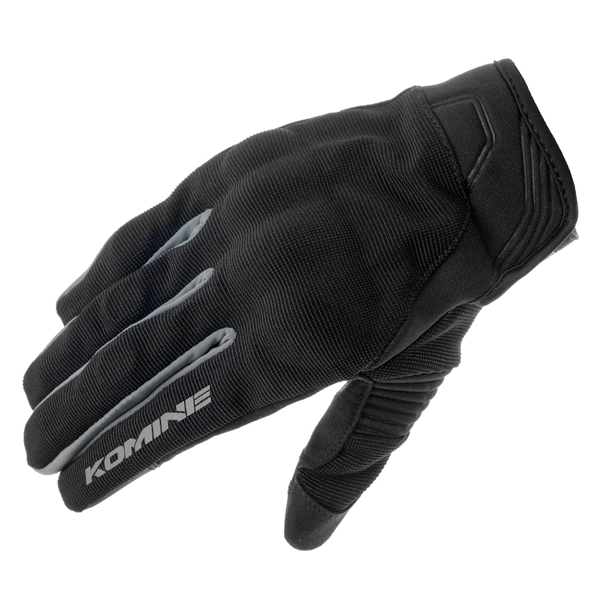 

KOMINE Motorcycle Gloves Brave Protective Mesh Size M GK-1833 Gloves, Black/Dark Grey,
