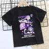 T-shirt per Bambini KPop Demon Hunters Stampa Carina Estate Casual Cotone Magliette per Bambini Moda Manica Corta Abbigliamento Sportivo Ragazze Top