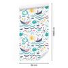Wallpaper Colorful Drawn Boats for Living Room and Bedroom 50x1000