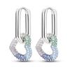 925 Sterling Silver Love Feather Moon Star Heart Earrings Fit Original Charms Hoop for Women Girls Stud Earring Jewelry Gifts