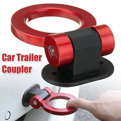 ABS Car Styling Trailer Hooks Sticker Decoration Car Auto Rear Front Trailer Simulation Racing Vehicle Towing Hook