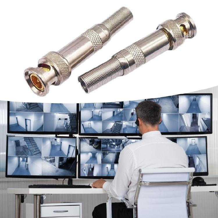 BNC Security Monitoring Line Accessories BNC Solderless Hardware Male Camera Video Cable Video Coupling Connector