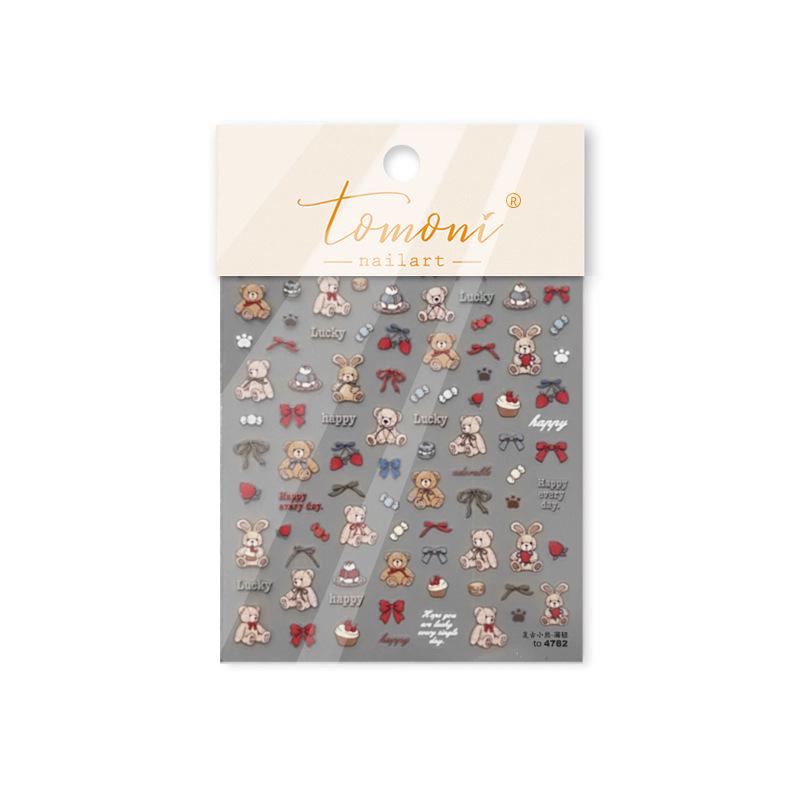 

Tomoni Puppy Nail Art Stickers: Durable, Popular Japanese Stationery for Kids