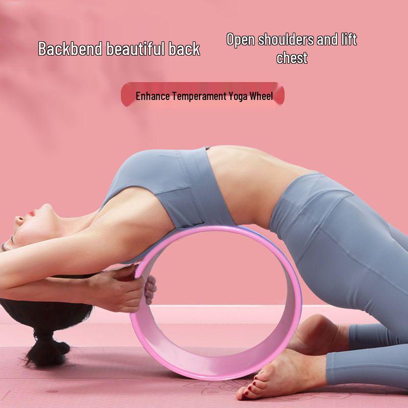 TPE Yoga Wheel: Back Opener & Waist Trainer for Beginners