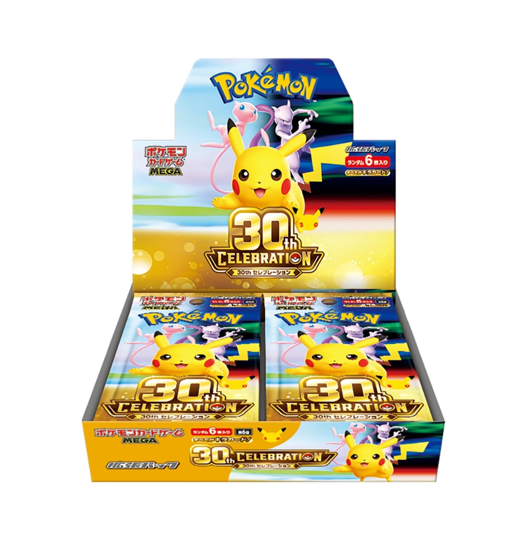 Pokémon Trading Card Game MEGA Expansion Pack 30th CELEBRATION BOX