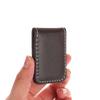 1Pc Money Clip Wallet Slim Men Women Vintage Strong Magnet Money Clip Cow Pu Leather Pocket Clamp Credit Card Cash Wallet