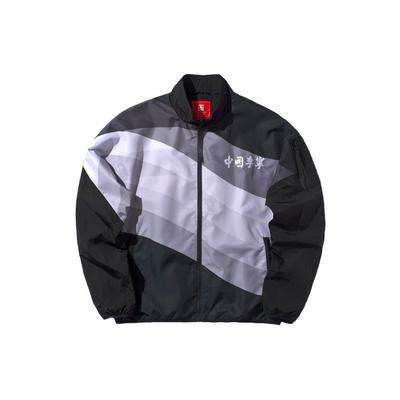 Li Ning New York Fashion Week Series Stand Collar Loose Sports Jacket Men Jacket Black AJDP653-1