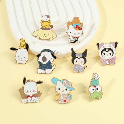 Hot-selling Sanrio Metal Badge Cute Sweet Japanese Kulomie Alloy Brooch