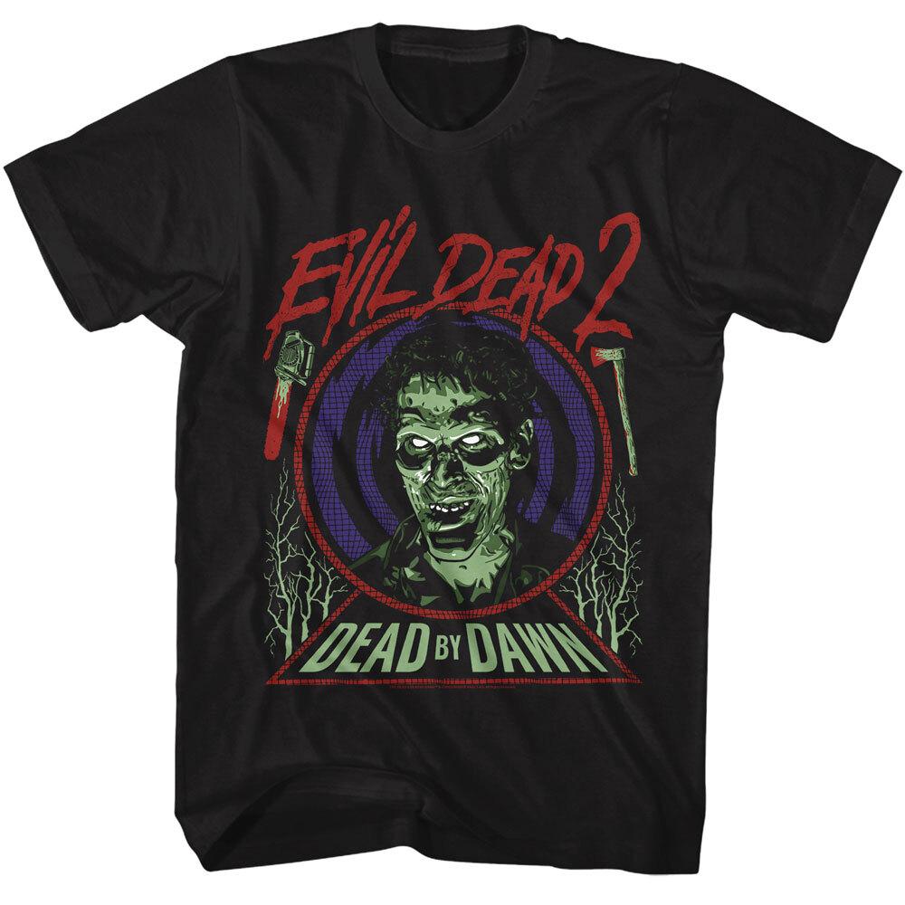 The Evil Dead 2 Movie Ash Williams Dead By Dawn Bloody Chainsaw Men T Shirt XXL