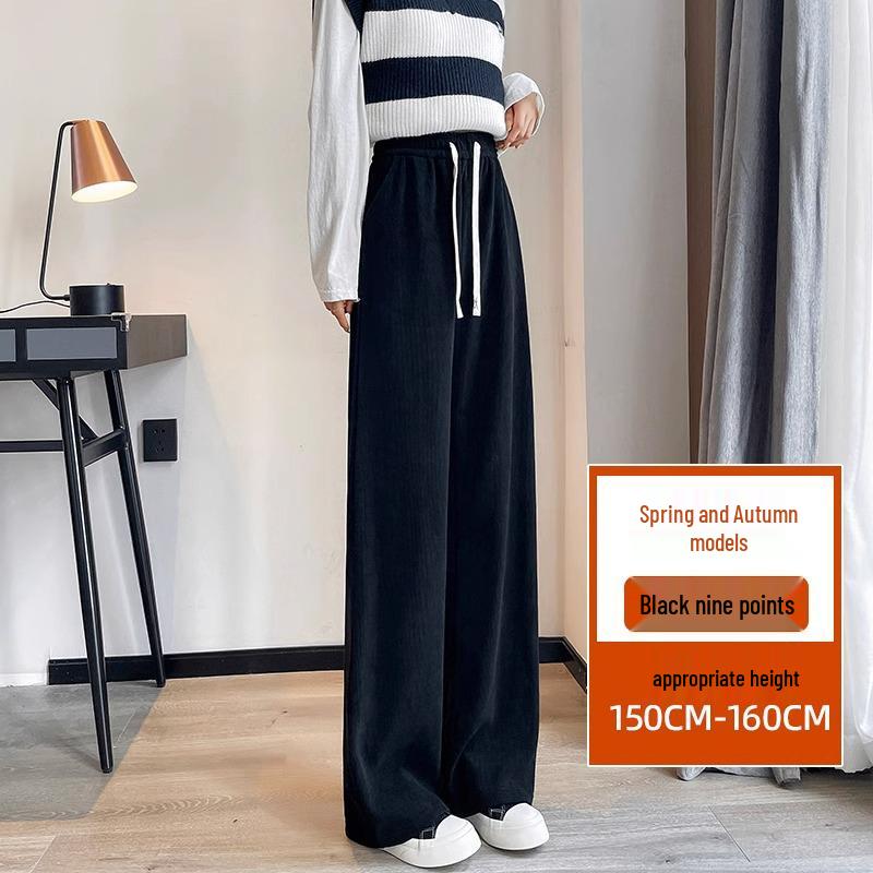 

Маленькие брюки с высокой посадкой 145 см, коллекция осень/зима 2025: Стройнящий, Драпированный Дизайн с Широкими Штанинами S (80-95 lbs)