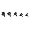 Variety Pack Hose Clips 50 Black Spring Clamps for Fuel Air Gas and Water Pipes