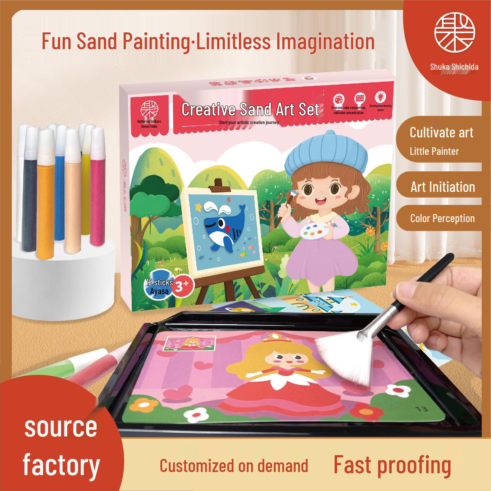 

DIY Sand Art Kit for Kids: Creative Painting & Coloring Set