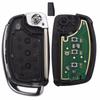 Jingyuqin Remote 3 Buttons FSK 433Mhz ID46 Chip TOY40 Car Key Shell For Hyundai New IX35 IX25 IX45 Elantra Santa Fe