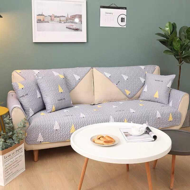 

Хлопковая ткань для диванных подушек проста. Гостиная изготовлена ​​из чистого хлопка, полностью покрыта человеком и противоскользящим чехлом для дивана. 70*90