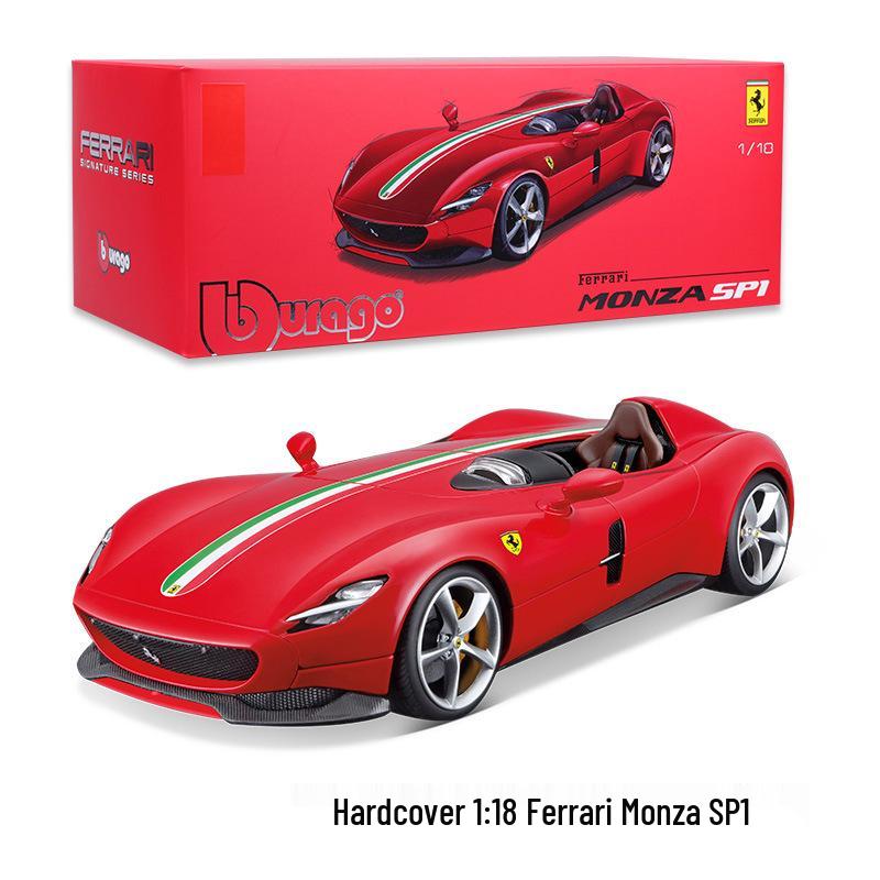 Bburago 1:18 SF90 Deluxe Alloy Model Car - Metal Ornament Collection, Ideal Gift for Boys