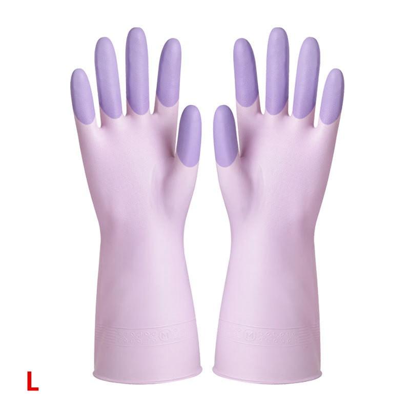 Guanti per Lavare i Piatti in Silicone Pulizia Cucina Antiscivolo Comodi Lunghi Riutilizzabili Durevoli per la Casa
