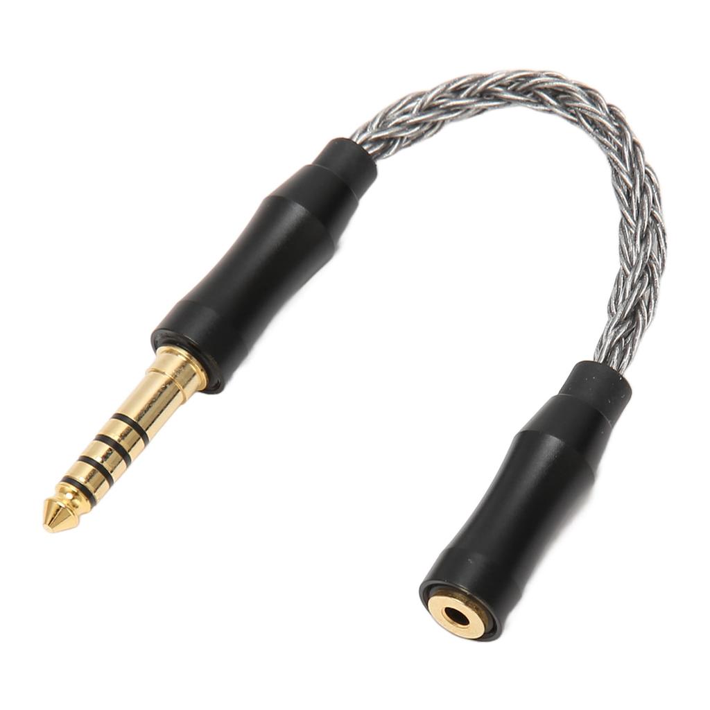 2.5mm Female to 4.4mm Male Sound Cable Single Crystal Copper Headphone Adapter Cable for Phones Speakers 14cm   5.5in